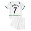 Maillot de Supporter Manchester City Raheem Sterling 7 Extérieur 2021-22 Pour Enfant